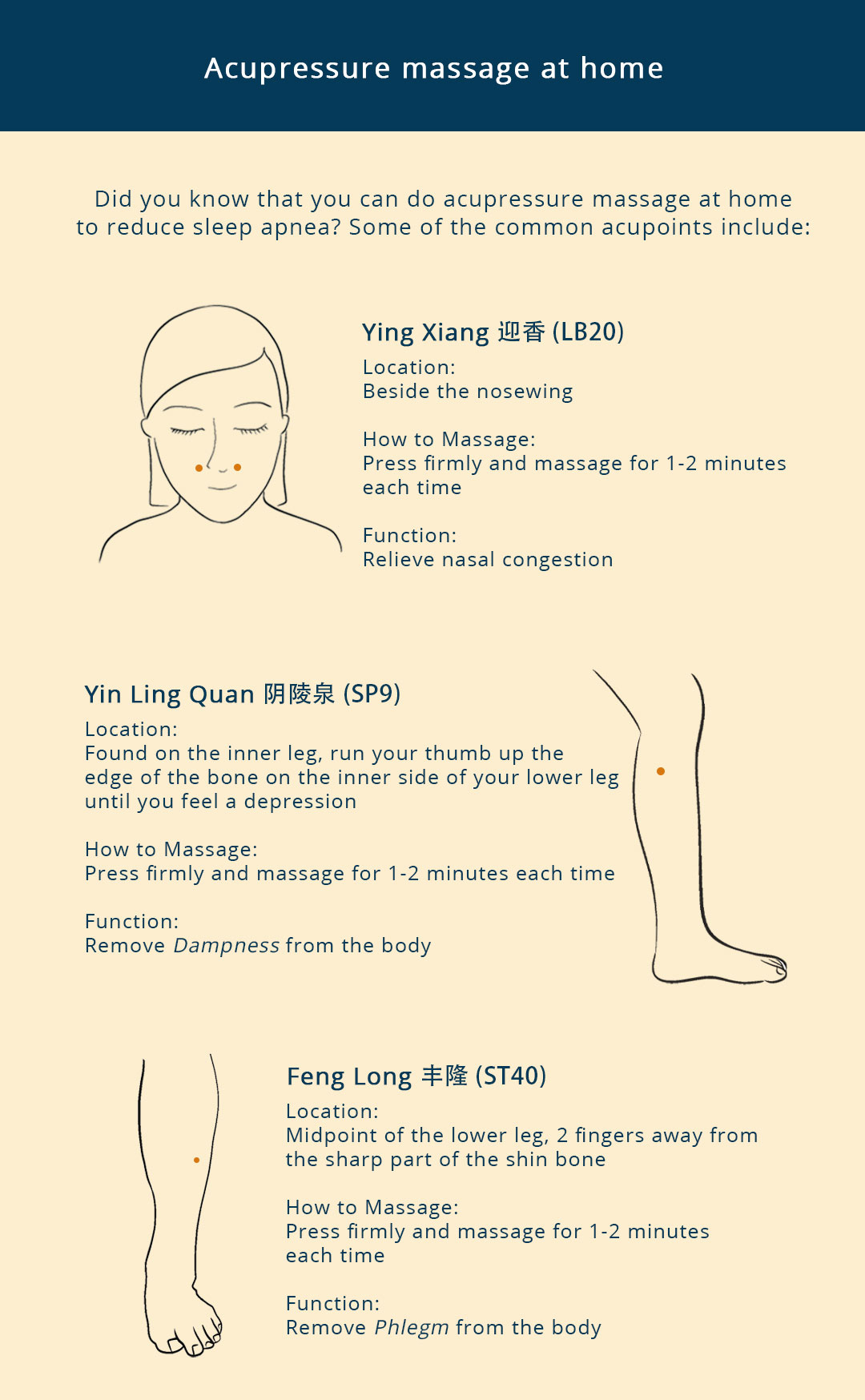 Acupressure massage at home